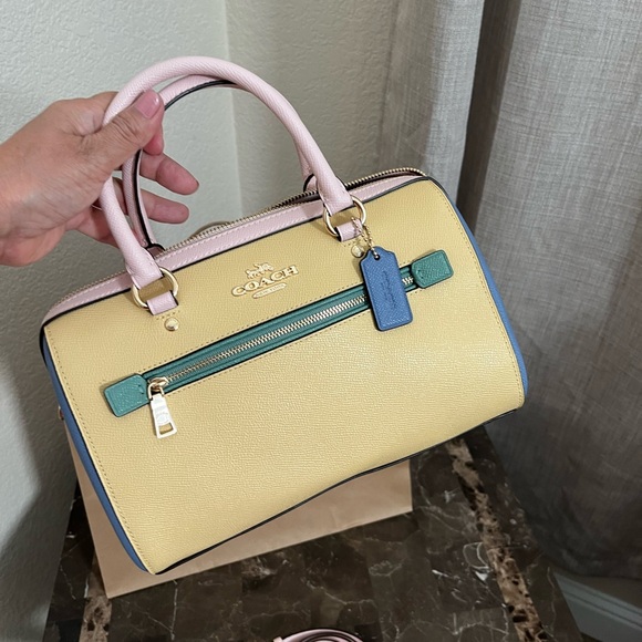 Coach Rowan Colorblock Crossbody - Picture 1 of 9